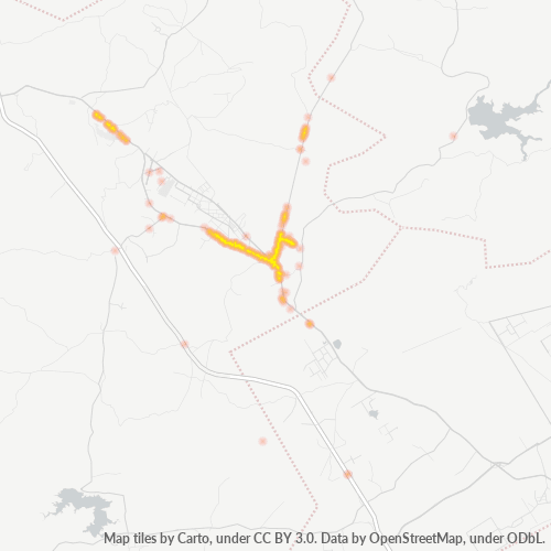 47080 Business Density Heatmap