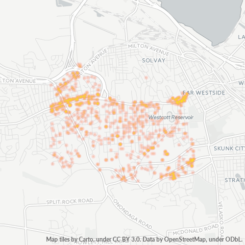 13219 Business Density Heatmap