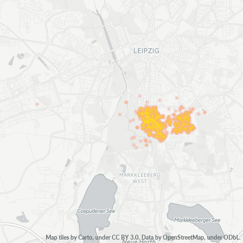 Heatmap für plz 04277