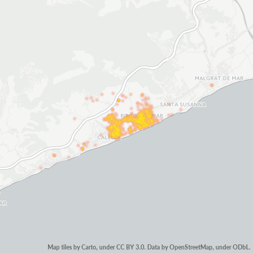 08397 Mapa de calor de densidad empresarial