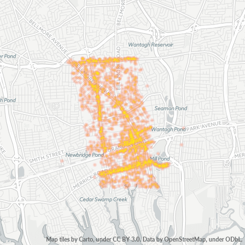 11710 Business Density Heatmap