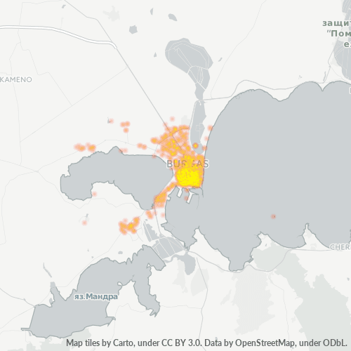 8000 Топлинна карта на бизнеса
