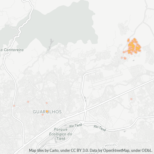 07161-000 Heatmap de Densidade da Empresa