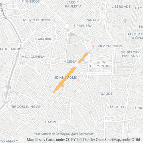 04028-000 Mapa de calor de densidad empresarial