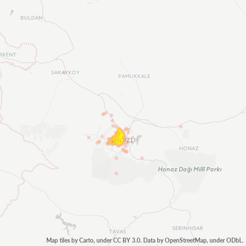 20010 Şirket Yoğunluğu Isı Haritası