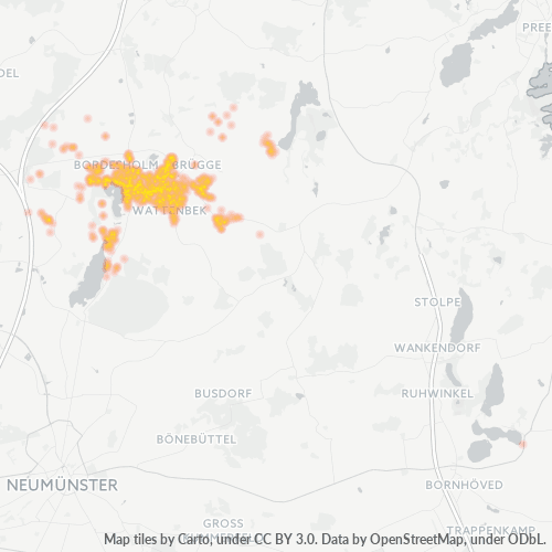 24582 Standortdichte-Heatmap