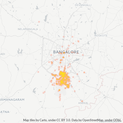 560083 Business Density Heatmap