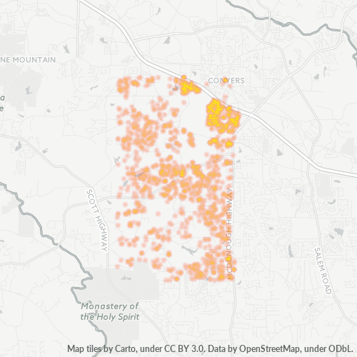 30094 Business Density Heatmap