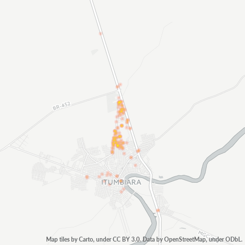 75515-000 Heatmap de Densidade da Empresa
