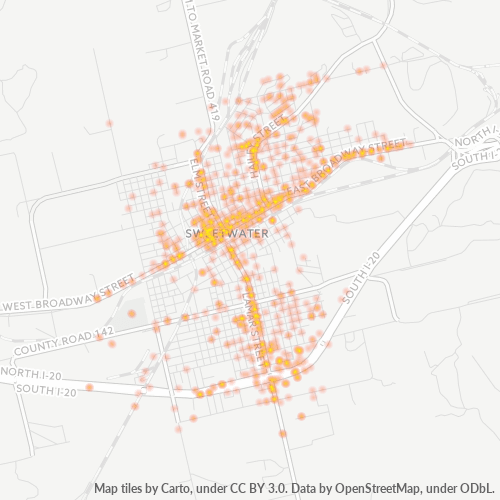 79556 Business Density Heatmap