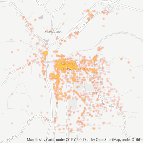 43812 Business Density Heatmap