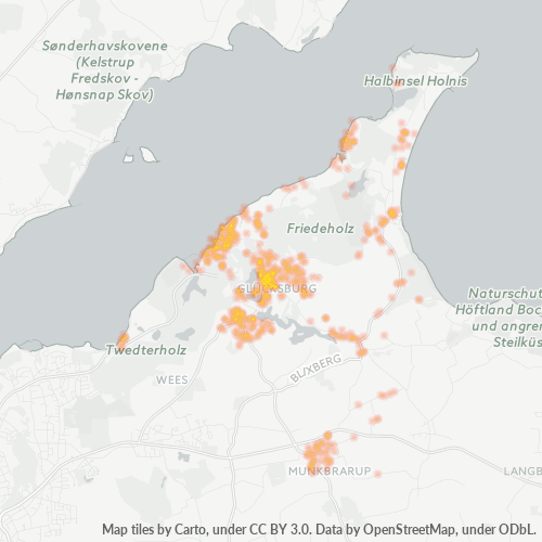 Heatmap für plz 24960