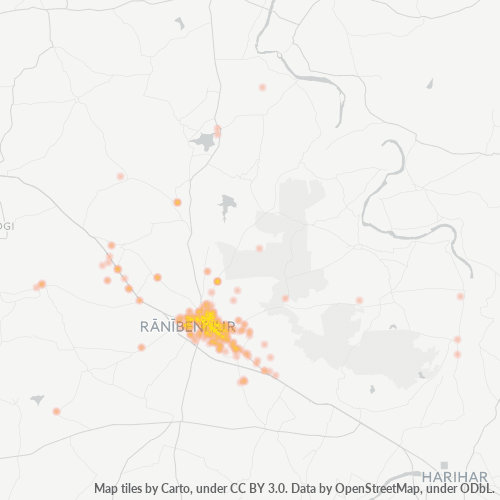 581115 Business Density Heatmap