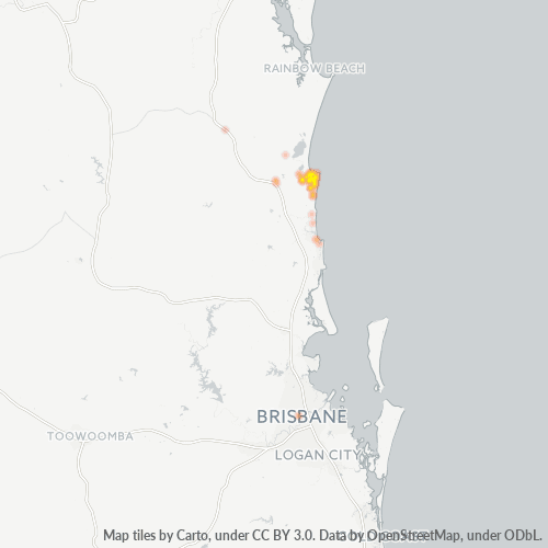 4567 Business Density Heatmap