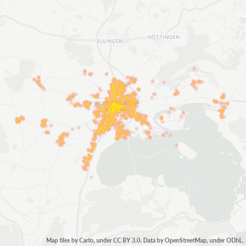Heatmap für plz 91781