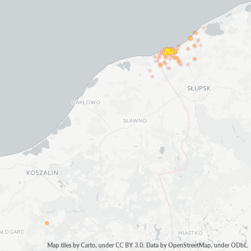 76-270 Mapa intensywności działalności gospodarczej
