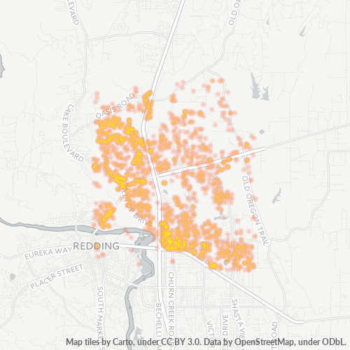 96003 Business Density Heatmap