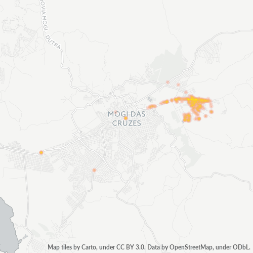 08830-000 Heatmap de Densidade da Empresa