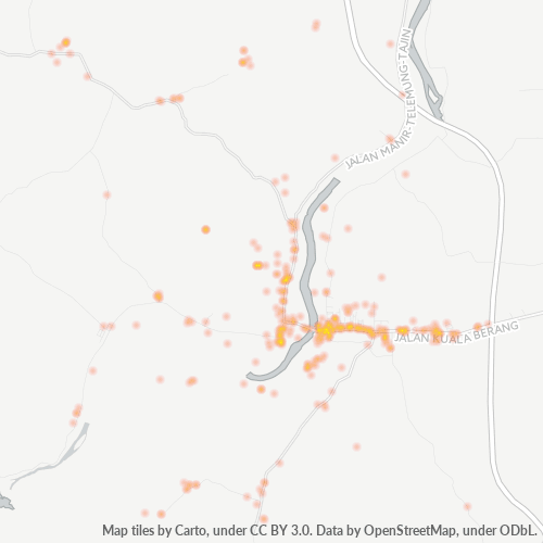 21700 Heatmap Ketumpatan Perniagaan