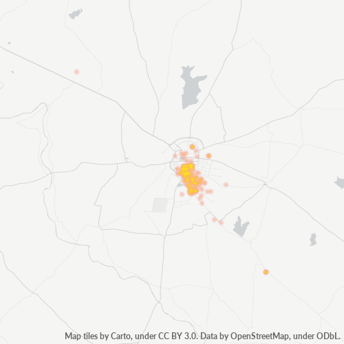 413003 Business Density Heatmap