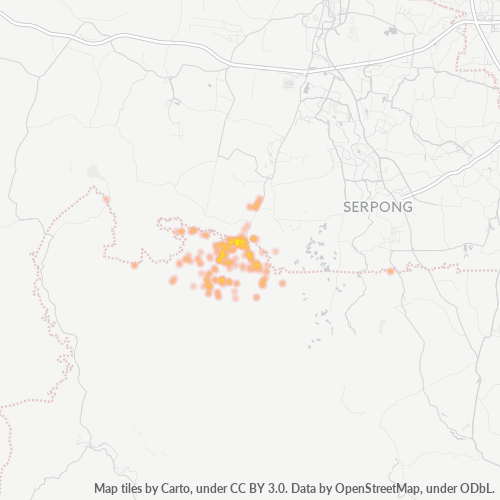 16360 Peta Panas Densitas Bisnis