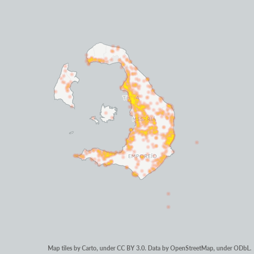847 00 Χάρτης θερμότητας πυκνότητας επιχείρησης