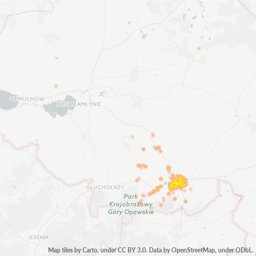 48-200 Mapa intensywności działalności gospodarczej