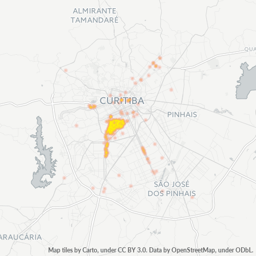 80620-000 Mapa de calor de densidad empresarial