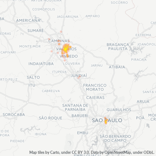 13270-000 Heatmap de Densidade da Empresa