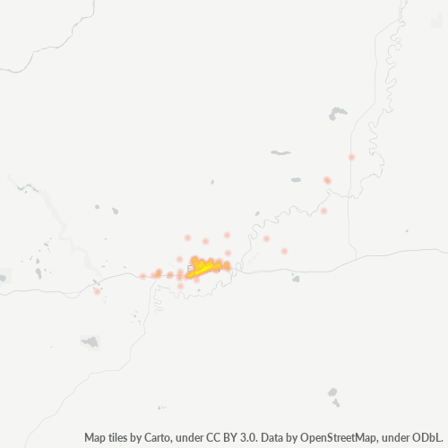 T7E Thermocarte de densité d'activité