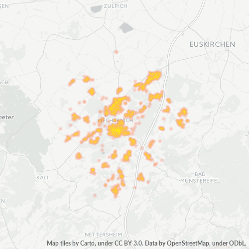 Heatmap für plz 53894