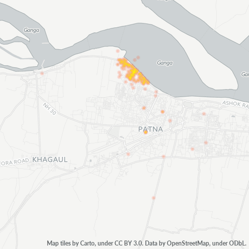 800010 Business Density Heatmap
