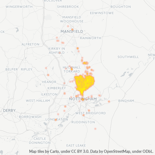 NG5 Business Density Heatmap