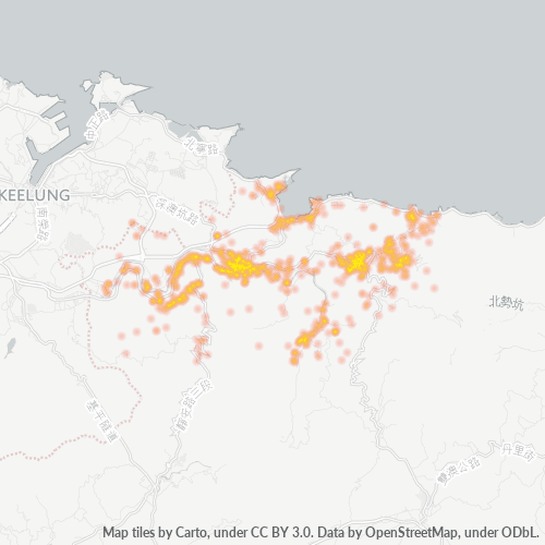 224 商業密度熱圖