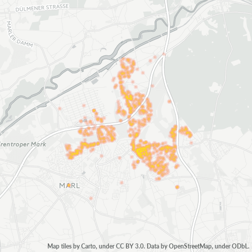 45772 Standortdichte-Heatmap