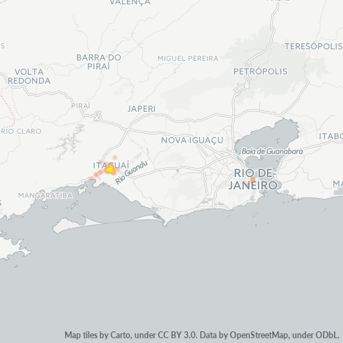 23815-000 Mapa de calor de densidad empresarial