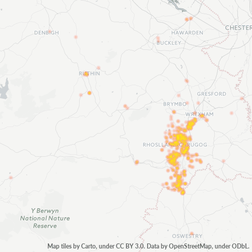 LL14 Business Density Heatmap