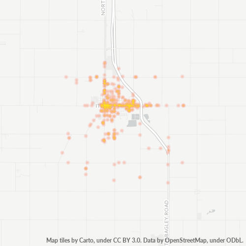 48847 Business Density Heatmap