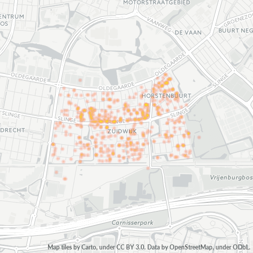 3085 Heatmap Bedrijfsdichtheid