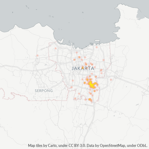 13560 Peta Panas Densitas Bisnis
