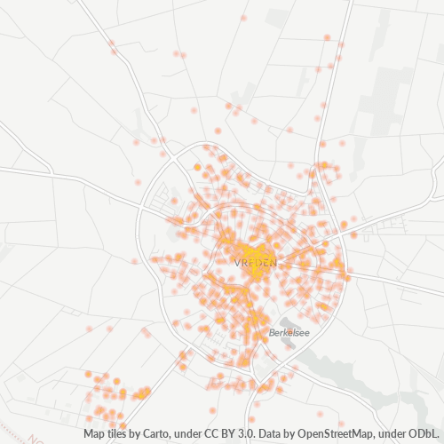 Heatmap für plz 48691