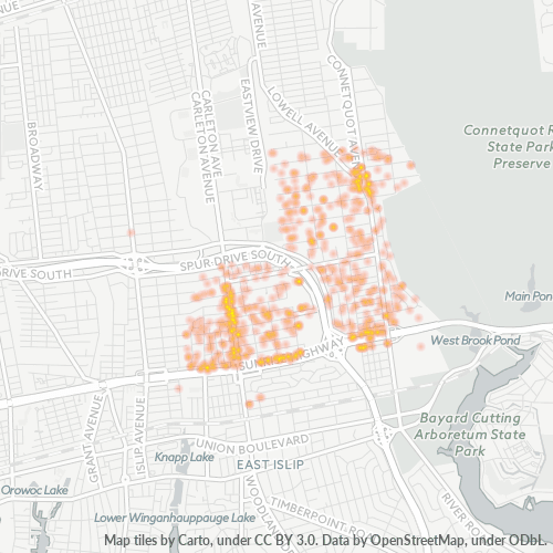 11752 Business Density Heatmap