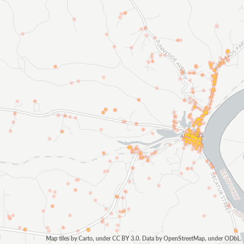 47001 Business Density Heatmap