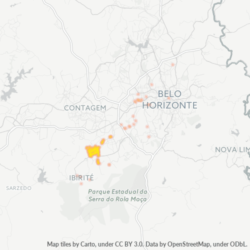 30662-000 Heatmap de Densidade da Empresa