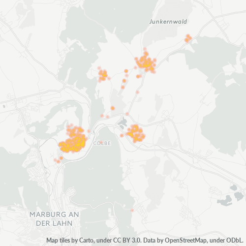 35091 Standortdichte-Heatmap
