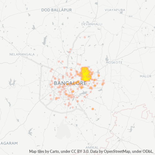 560016 Business Density Heatmap