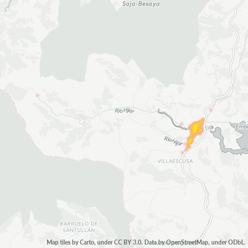 39200 Mapa de densitat de negocis 39200 Mapa de densitat de negocis