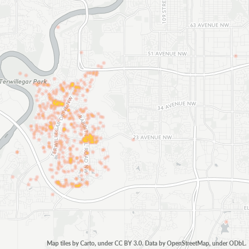 T6R Business Density Heatmap