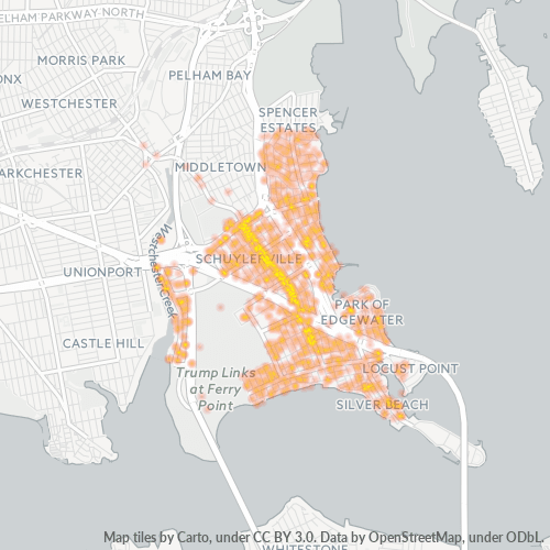 10465 Business Density Heatmap