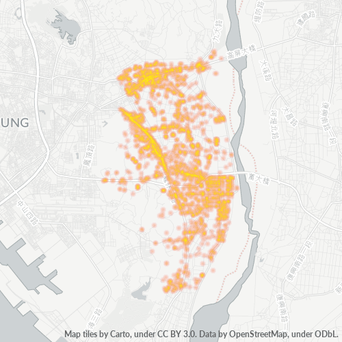 831 商業密度熱圖